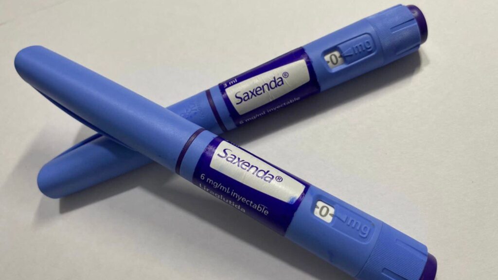 Caneta emagrecedora de Saxenda para controle de peso
