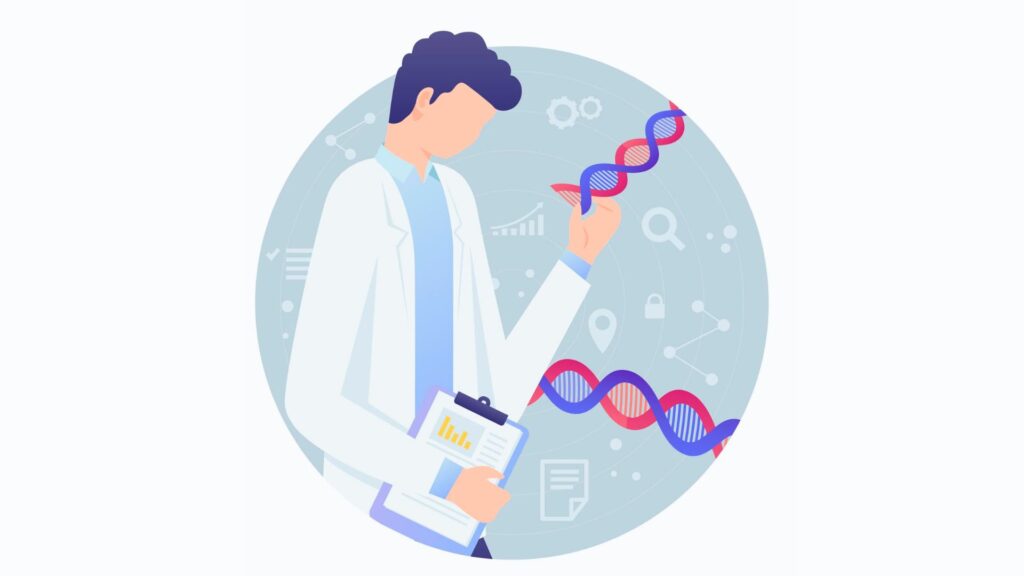 ilustração de medico