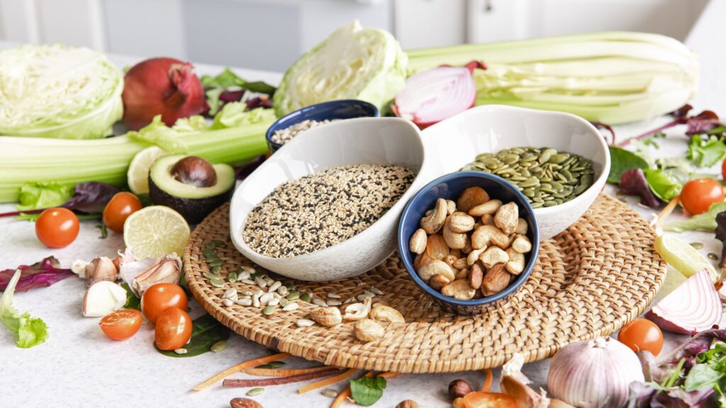 Fibras e Vegetais alimentação ozempic