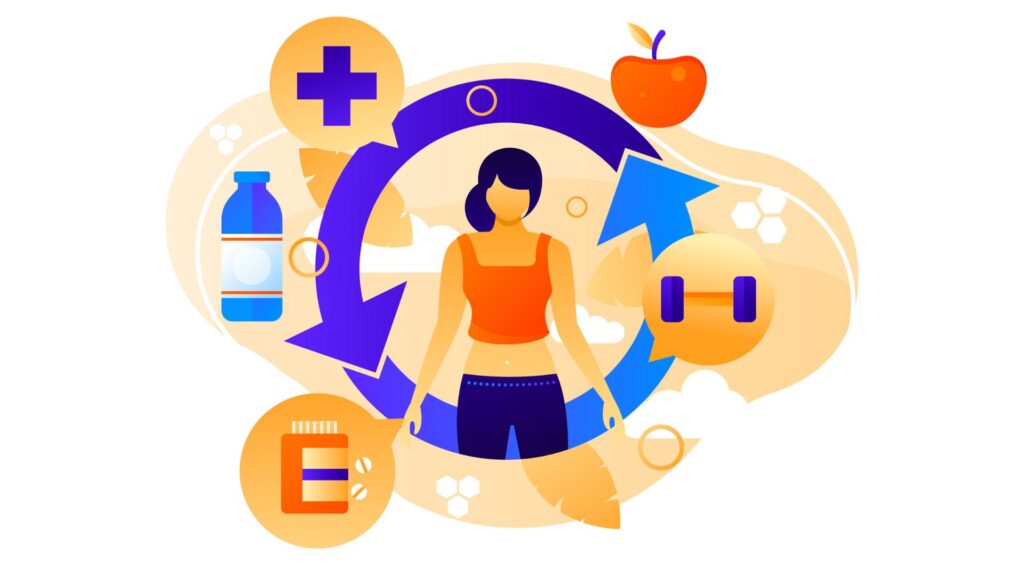 Ilustração de metabolismo