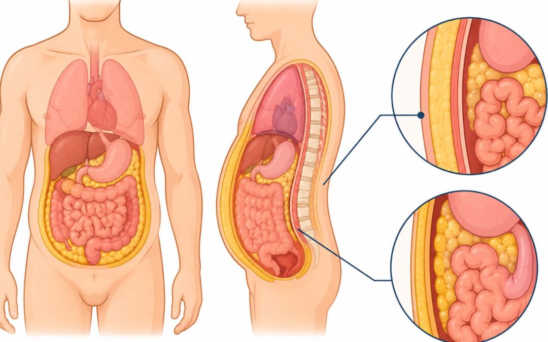 Gordura visceral: o que é, riscos à saúde e como eliminar de forma eficaz